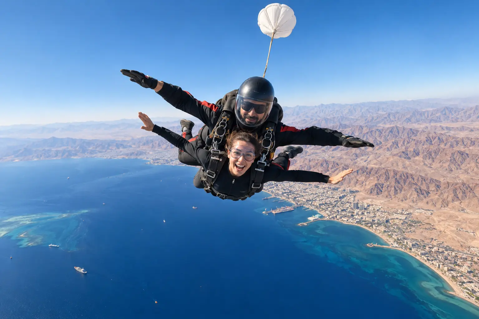 Skydiving Mission in Jordan
